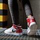 Gyerek sportcipők AIR JORDAN 1 MID (GS) 554725-116 szín: fehér