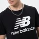 Férfi póló NEW BALANCE PÓLÓ ESSENTIALS STACKED LOGO TEE mt01575bk szín: fekete