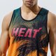 Férfi póló NEW ERA TANK NBA COASTAL HEAT TANK MIAMI HEAT MIAMI HEAT AOP 11569523 szín: multicolor