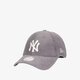 Női baseball sapka NEW ERA SAPKA WMNS FASHION CORD 940 NYY GRH NEW YORK YANKEES 60222458 szín: szürke