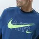 Férfi pulóver NIKE PULÓVER M NSW CREW PRNT PACK BB dd9699-410 szín: sötétkék