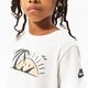Gyerek póló NIKE PÓLÓ G NSW TEE SUN SWOOSH CROP GIRL dq4376-133 szín: fehér