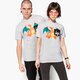 Női póló HYPE PÓLÓ SS CHARIZARD POCKET hpok074 szín: szürke