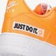 Férfi sportcipők NIKE AIR FORCE 1 '07 LV8 JDI bq5360-800 szín: narancssárga