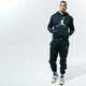 Férfi pulóver JORDAN PULÓVER KAPUCNIS M J SPRT DNA MC HBR FLC PO ck9573-010 szín: fekete