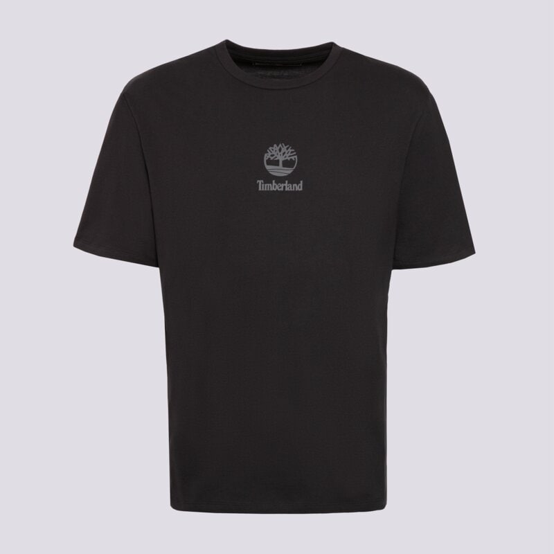 TIMBERLAND PÓLÓ NEW SMALL LOGO PRINT SS TEE BLACK PAVEMENT