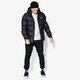 Férfi télikabát ADIDAS KABÁT HOODED JKT br4785 szín: fekete