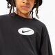 Gyerek póló NIKE PÓLÓ G NK DF TEE ICON CLASH BOXY FR GIRL dq4392-010 szín: fekete