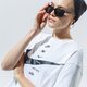 Női póló NIKE PÓLÓ W NSW SWSH TOP SS cu5682-100 szín: fehér