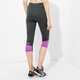Női nadrágok UNDER ARMOUR LEGGINGS FLY BY RUN CAPRI 1271531016 szín: fekete