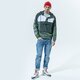 Férfi pulóver NIKE PULÓVER KAPUCNIS SPORTSWEAR SWOOSH cu3885-001 szín: zöld