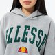 Női pulóver ELLESSE PULÓVER KAPUCNIS RAMO CROP HOODY GREY MRL sgp15918112 szín: szürke