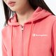 Női pulóver CHAMPION PULÓVER CIPZÁRAS HOODED FULL ZIP 115398ps171 szín: rózsaszín