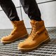 Férfi téli cipők TIMBERLAND PREMIUM 6 INCH BOOT  ca1urv szín: sárga