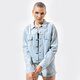 Női átmeneti kabát LEVI'S KABÁT OVERSIZED UTILITY TRUCKR 39329-0006 szín: kék