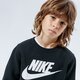 Gyerek pulóver NIKE PULÓVER SPORTSWEAR CLUB FLEECE cj7862-011 szín: fekete