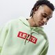 Férfi pulóver LEVI'S PULÓVER KAPUCNIS T3 RELAXD GRAPHIC HOODIE 38821-0040 szín: zöld