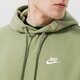 Férfi pulóver NIKE PULÓVER KAPUCNIS SPORTSWEAR CLUB FLEECE bv2654-386 szín: zöld