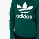 Női pulóver ADIDAS PULÓVER TRF CREW SWEAT ADICOLOR dv2623 szín: zöld