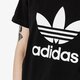 Női póló ADIDAS PÓLÓ SS TREFOIL TEE ADICOLOR cv9888 szín: fekete