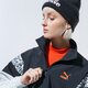 Női télikabát PUMA KABÁT TFS TRACK JACKET AOP WOVEN 59895701 szín: multicolor