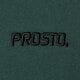 Férfi pulóver PROSTO PULÓVER KAPUCNIS HOODIE SKIZZLE WASHED GREEN kl252mswe2182 szín: zöld