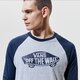 Férfi póló VANS PÓLÓ MN OTW RAGLAN ATHLETIC HEATHER/MELEGÍTŐS BLUES vn000xxmkoo1 szín: szürke