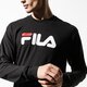 Férfi póló FILA PÓLÓ PURE LONG SLEEVE SHIRT 681092002 szín: fekete