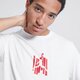 Férfi póló JORDAN PÓLÓ M J BRAND GFX SS CREW fd7025-100 szín: fehér