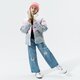 Gyerek átmeneti kabát NIKE KABÁT TÉLI NIKE SPORTSWEAR GIRL cu9157-107 szín: rózsaszín