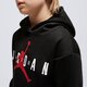 Gyerek pulóver JORDAN PULÓVER KAPUCNIS JUMPMAN SUSTAINABLE GIRL 45b914-023 szín: fekete