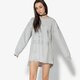 Női pulóver ADIDAS PULÓVER SWEATSHIRT cd6921 szín: szürke