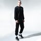 Férfi pulóver FILA PULÓVER EFIM CREW SWEAT 688164002 szín: fekete