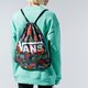 Női tornazsák VANS ZSÁK WM BENCHED BAG MULTI TROPIC MELEGÍTŐS BLUES vn000sufw141 szín: multicolor