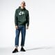 Férfi pulóver NIKE PULÓVER M NSW CLUB HOODIE PO BB GX bv2973-370 szín: zöld