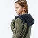 Gyerek pulóver NIKE PULÓVER CIPZÁRAS KAPUCNIS B NSW HOODIE FZ WINTERIZED bv4506-222 szín: zöld