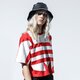 Női póló ADIDAS PÓLÓ LRG LOGO TEE fm2565 szín: piros