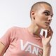 Női póló VANS PÓLÓ FLYING V CREW TEE vn0a3up4zls1 szín: rózsaszín