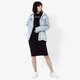 Ruha és szoknya ADIDAS SZOKNYA SC MIDI SKIRT ADICOLOR dw3903 szín: fekete