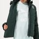 Gyerek átmeneti kabát ADIDAS KABÁT PADDED JACKET BOY hk0386 szín: zöld