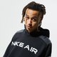 Férfi pulóver NIKE PULÓVER KAPUCNIS AIR da0212-010 szín: fekete