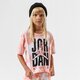 Gyerek póló JORDAN PÓLÓ JORDAN GIRL TIE DYE BOXY TEE GIRL 45a764-n0q szín: narancssárga