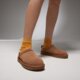 Női téli cipők UGG CLASSIC MICRO 1173891-che szín: barna