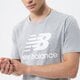 Férfi póló NEW BALANCE PÓLÓ ESSENTIALS STACKED LOGO TEE mt01575ag szín: szürke