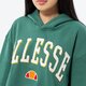 Női pulóver ELLESSE PULÓVER KAPUCNIS RAMO CROP HOODY DGREEN sgp15918502 szín: zöld