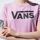 Női póló VANS PÓLÓ WM FLYING V CREW TEE ORCHID vn0a3up40fs1 szín: rózsaszín