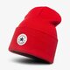 Gyerek téli sapka CONVERSE SAPKA TÉLI TALL CUFF WATCHCAP KNIT 609706 szín: piros