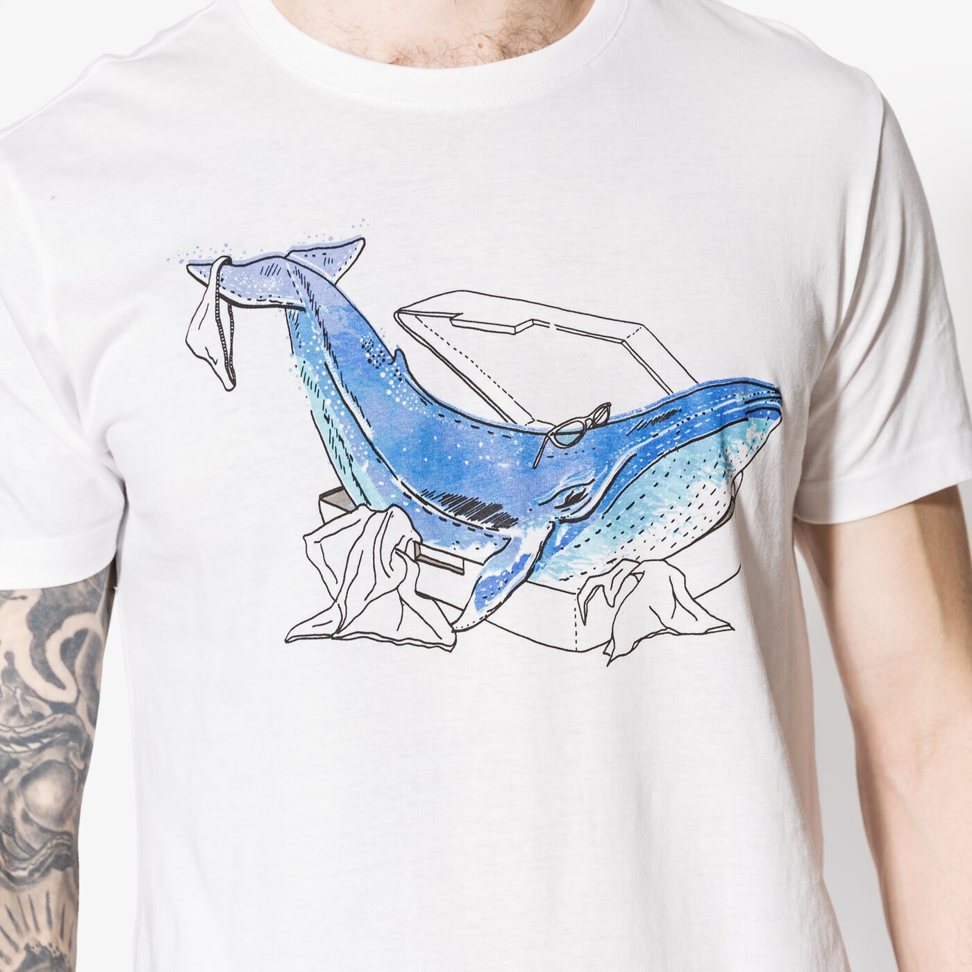 Férfi póló CONFRONT PÓLÓ SS WHALE cf17tsm42001 szín: fehér