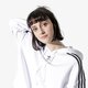 Női pulóver ADIDAS PULÓVER CROPPED HOODIE WHT dx2321 szín: fehér