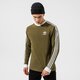 Férfi póló ADIDAS PÓLÓ 3-STRIPES LS T h37779 szín: khaki